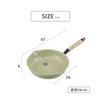 Takeda Corporation X X Ceramic Deep Frying IHFFT26PI [Cooking/Frying Pan/IH Compatible] Pink, 46.6 29.6 10.7 Cm, IH-Compatible Pan, 26cm,