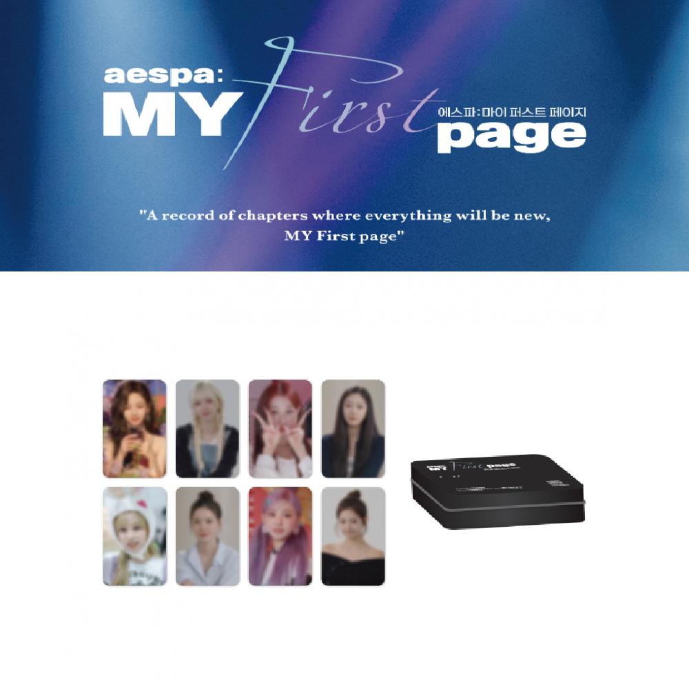 

Предзаказ aespa MY First Page POP-UP Store Tincase Photo Pack