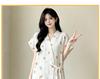 Summer Cotton Gauze Bathrobe and Skirt Pajamas