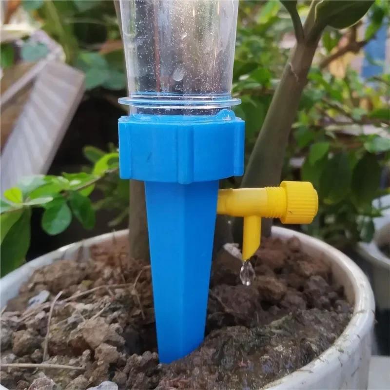 Automatic Drip Irrigation System For Flower Plants Self Watering Spike Kit Adjustable Auto Water Dripper Device Garden Supplies