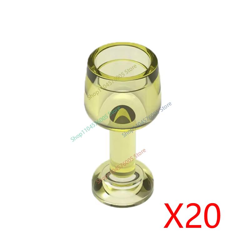 MOC City Scene Accessories Building Blocks Medieval Bonfire Flame Wine Bottle Reagent Bottle Box Compatible Mini Bricks Toys T11