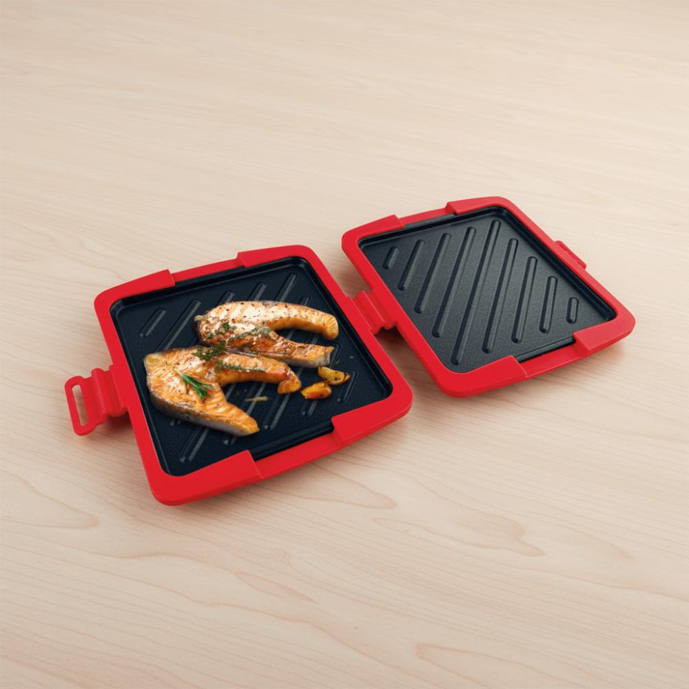 Adjustable Silicone Microwave Sandwich Maker Non-stick Sandwich Grill Plate Durable Toastie Office