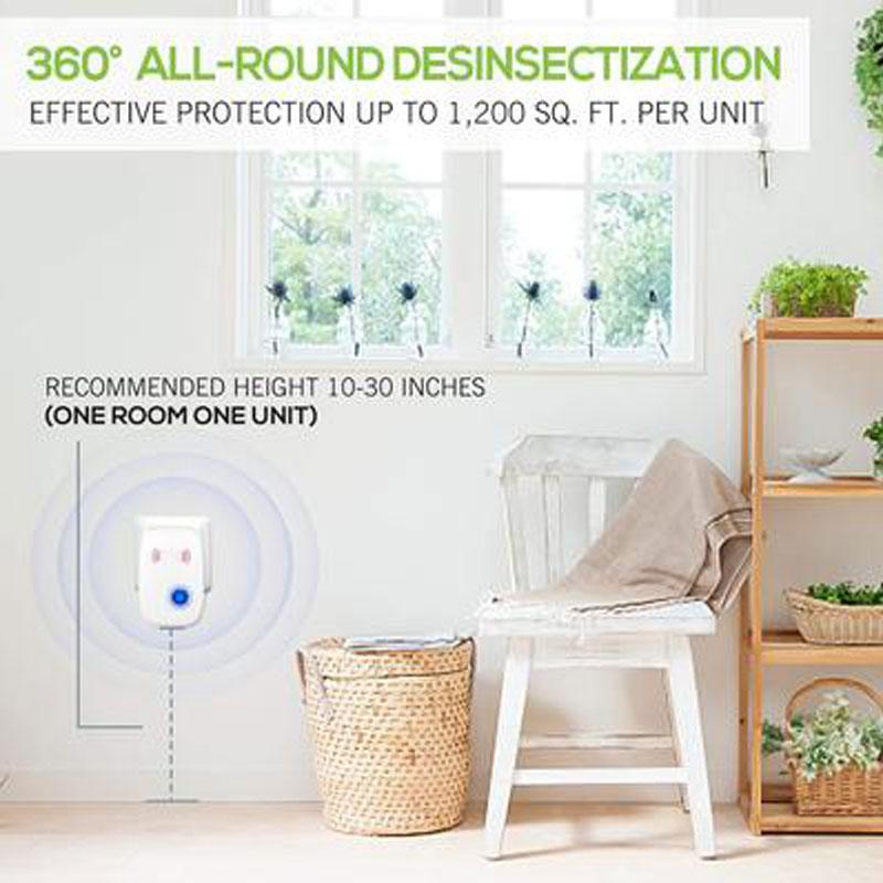 Ultrasonic Pest Repeller Reject Control Electronic Repellent Mouse Rodent Cockroach Insect Killer