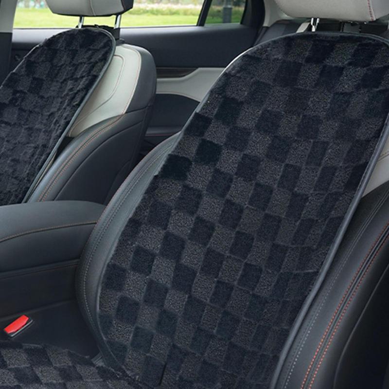 Bil Sittdyna Plysch Framstolskudde Varm Bilsitsskydd Lyxiga Bilsätetillbehör Andningsbar För Kallt Väder