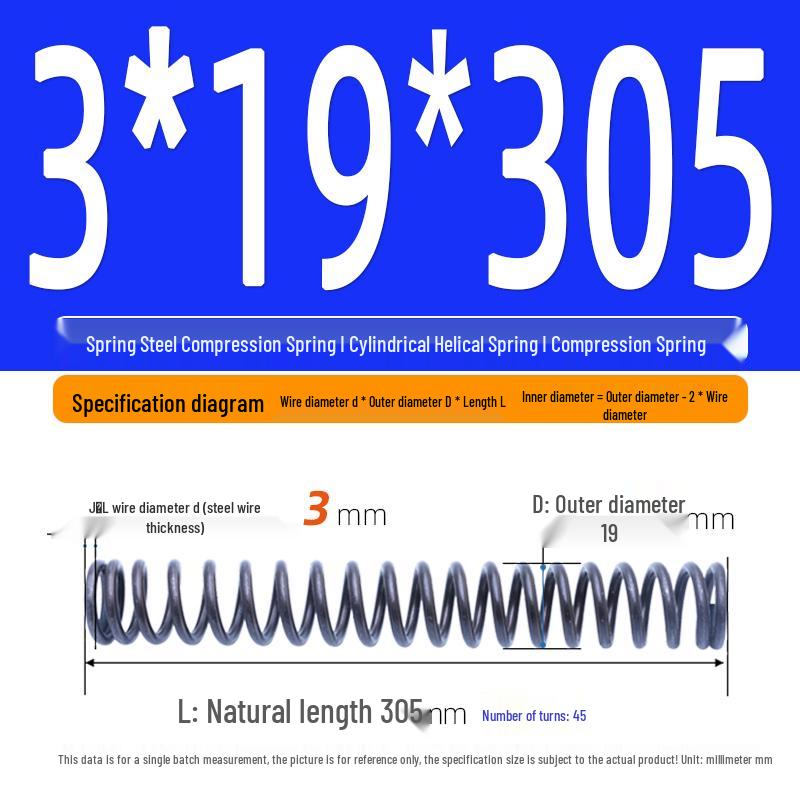 Compression Spring Y-Type Shock Absorbing Coil 3*16/17/18/19/20