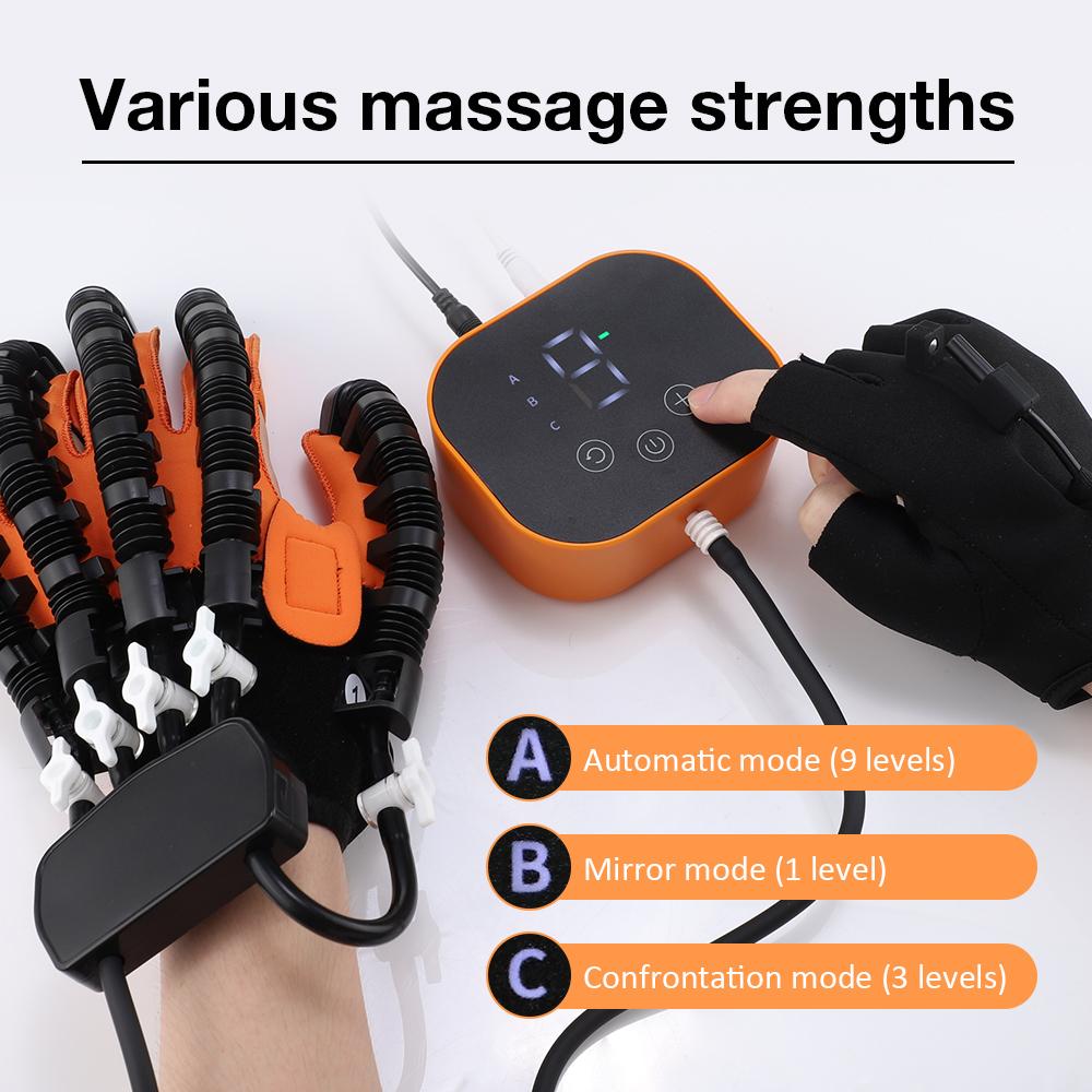 Rehabilitation Robot Gloves Finger Training Hand Exerciser Stroke Hemiplegia Hand Splint Recovery Trainer Support Smart Massage