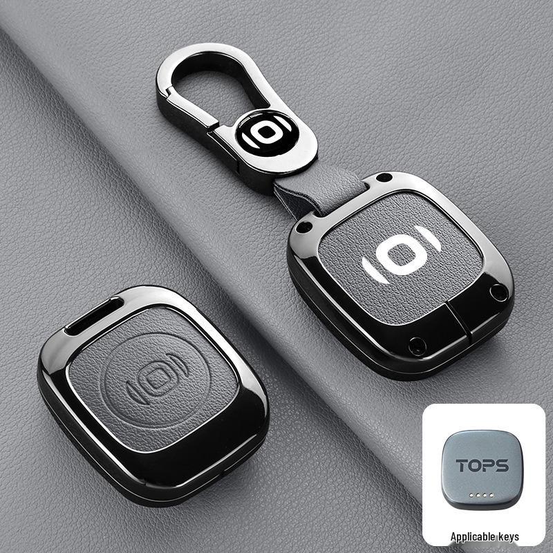 Bluetooth-Schlüsselhülle mit Metallschnalle für Changan Qiyuan E07, Kompatibel mit 25 Automodellen