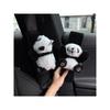 Cute Panda Car Seatbelt Shoulder Pad Car Seatbelt Cover Car Interior Decoration Anti-Neck Strain