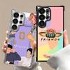 Friends Tv Show Theme Plating Phone Case For Samsung Galaxy S24 S25 FE S26 Edge S23 Ultra S22 S21 Plus S20 Anti-Fall Airabag Cov
