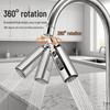 Universal Swivel Kitchen Faucet with Anti-Splash Extension for Vegetable Washing