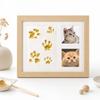 Creative Footprint Frame Safe Pet Paw Print Frame Horizontal Frame Handprint Kit  Children Gift