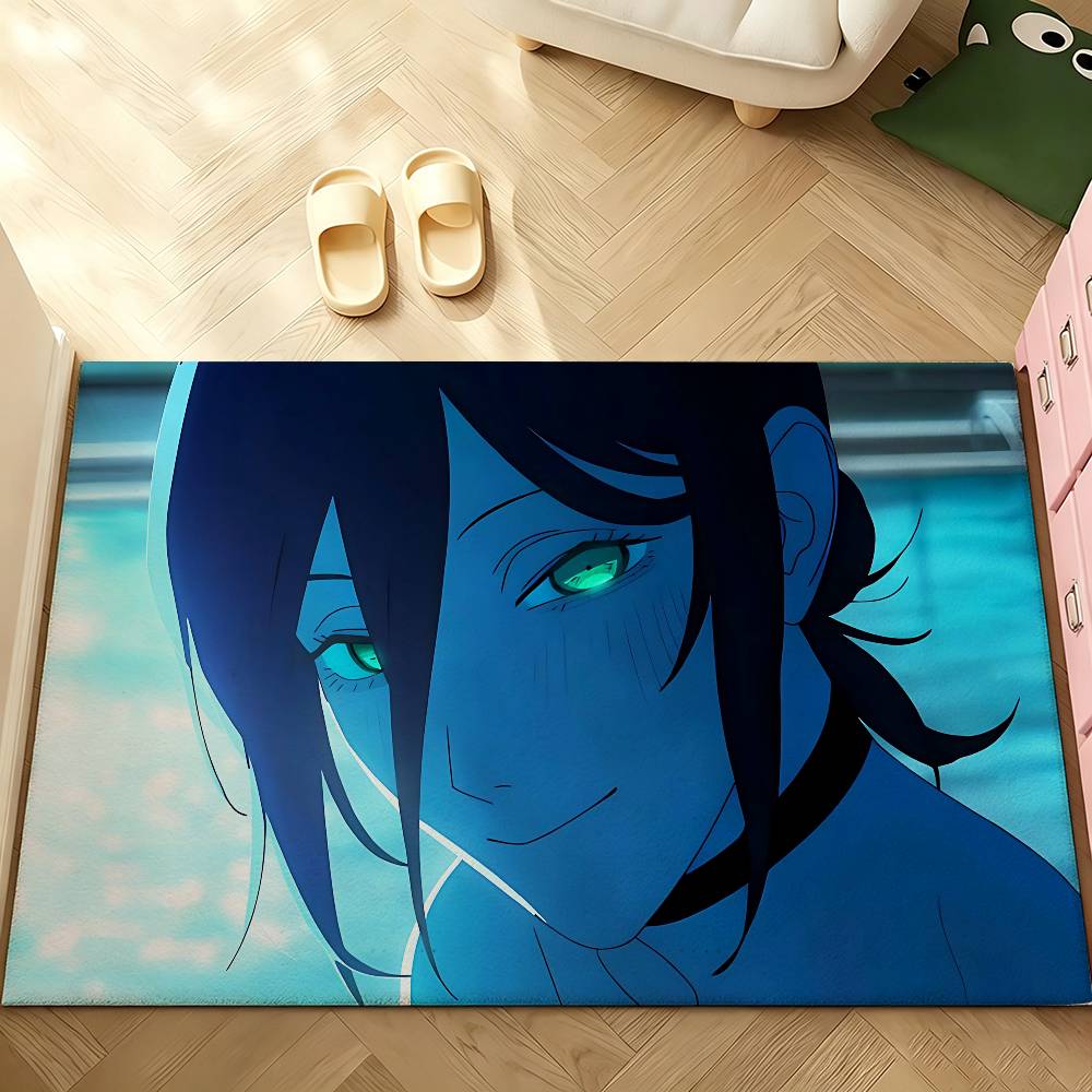 Anime C-Chainsaw M-Man Reze Carpet Bathroom Anti-slip Mat Door Mat Home Decoration Mat Entrance Door Mat Scratch-resistant Mat
