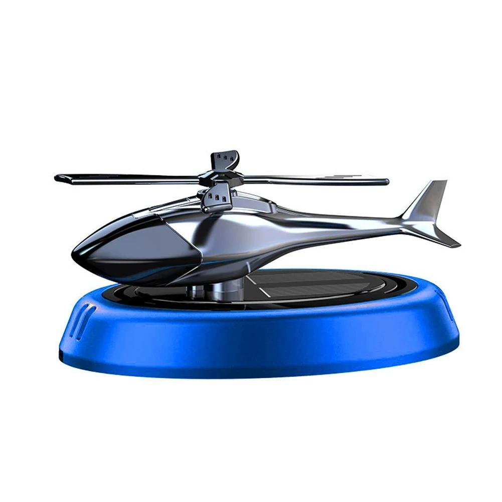 Solar Power Car Air Freshener Decorative Aromatherapy Propeller Rotary Perfume Diffuser Car Auto Center Console Accessories