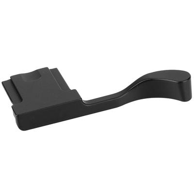 Impugnatura a pollice in lega di alluminio per slitta a caldo per fotocamera mirrorless Fuji X 100F X100T X A5 (Nero)