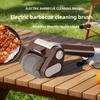 Rechargeable Wireless Electric BBQ Cleaning Brush, 304 Stainless Steel Detachable Roller Brushless Outdoor Barbecue Grease Remover Too