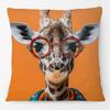 Fashion Chic Floral Animals Posters Cushion Cover Tiger Leopard Highland Cow Cockatoo Cat Dog Print Pillow Case