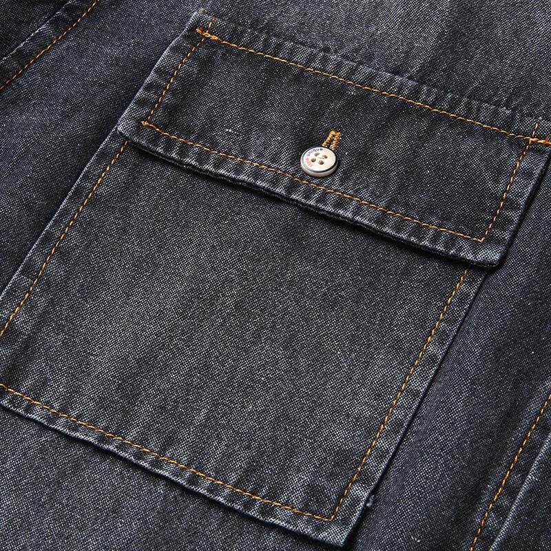 Men's Plus Size Denim Shirt