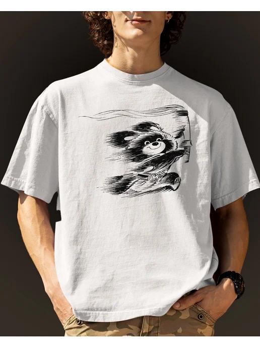 T-shirt with Olympic Bear print, USSR XL