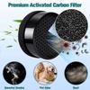 LEONTOOL Air Purifier Filter LV-H132 H13 HEPA Activated Carbon 2-Pack Replacement