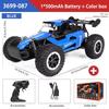 1:16 RC Car All Terrain Monster Truck LED Headlights Outdoor 2WD Off-Road Hobby RC 2.4GHz 20Km/h Remote Control Car Toy Gift Kid