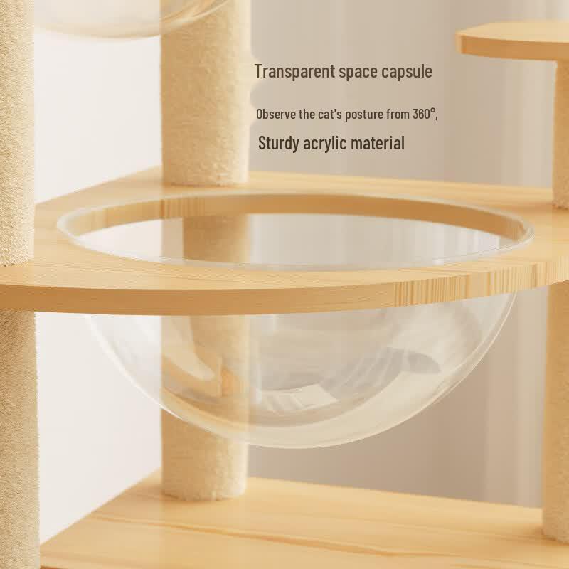 Jingzhou Wooden Cat Tree & Condo