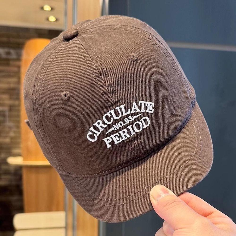 Adjustable Vintage Duck Tongue Cap Letters Outdoor  Letters Baseball Hat  Summer