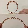 Elastic Hair Hoops Non Slip Hair Comb Fashion Wavy Hairband  for Women Girls