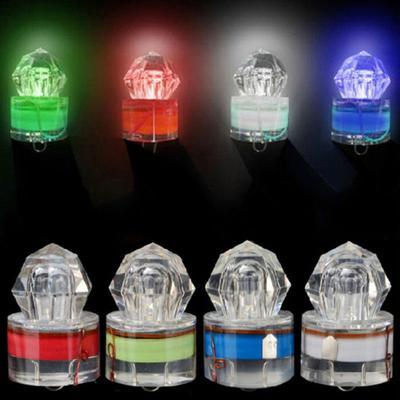 MUQZI Sports Accessory LED Deep Drop Underwater Diamond Flash Fishing Light Squid Strobe Bait Lure