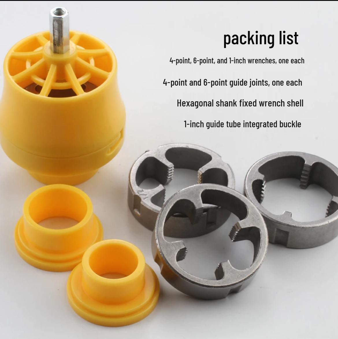 Home Electric Pipe Threading Machine for PPR Water Pipes with Plastic Die
