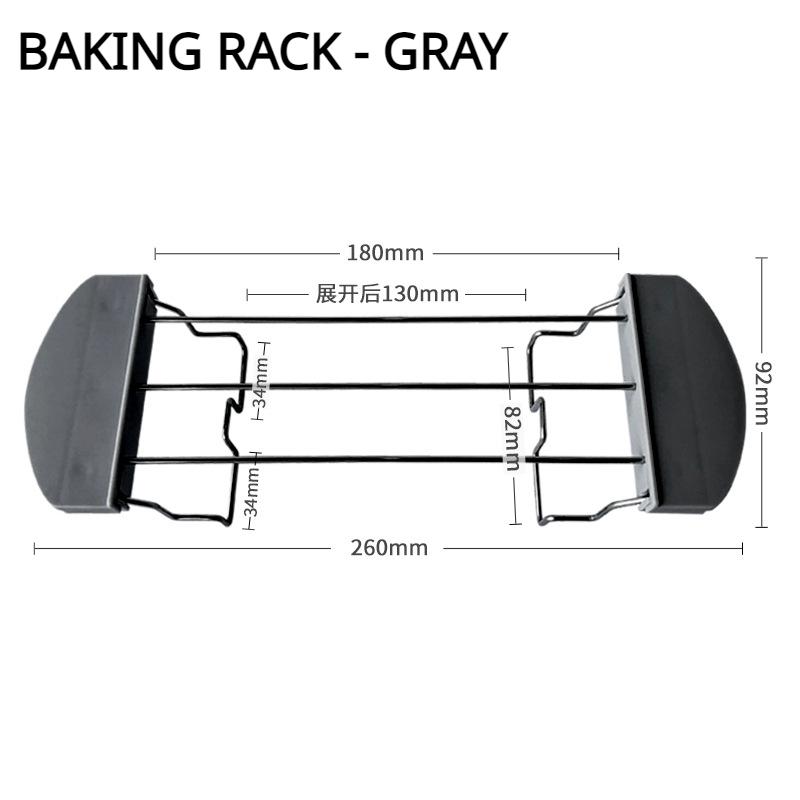 Heat-resistant stainless steel sandwich holder with anti-scald handle - ideal for toasting, slicing and serving sandwiches -1PC