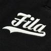 FILA FUSION Knitted Sweatpants Men's Jet Black Moderate Cuffed Pants T11M432605FBK