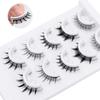 5 Pairs Natural Short Natural Self Adhesive Eyelashes Natural Look Cat Eye Lashes  Eyelash Extension