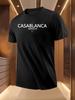 Casablanca Morocco Graphic Tshirt - Breathable Lightweigh...