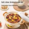 Chui Da Huang 4.2L Good Persimmon Peanut Ceramic Stew Pot