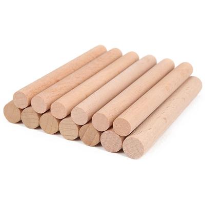 5pcs 10cm 15cm 20cm 40cm No Hole Long Straight Natural Wood Sticks for DIY Crafts Woodcraft