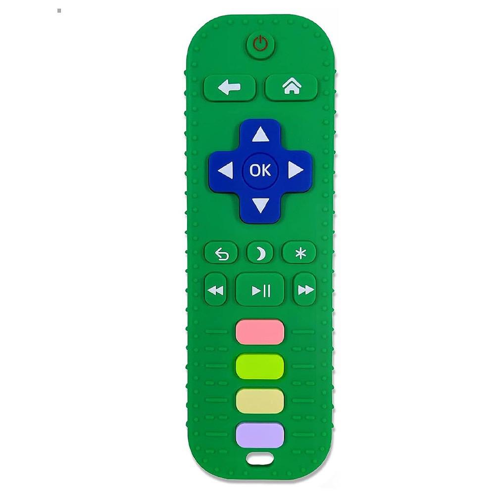 Silicone Teether Remote Control Toy for Babies 6+ Months