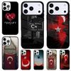 Türkei Türkische Flagge Stoßfeste Handyhülle für iPhone 17 Air 16e 15 11 12 14 13 Pro Max Hülle Coque