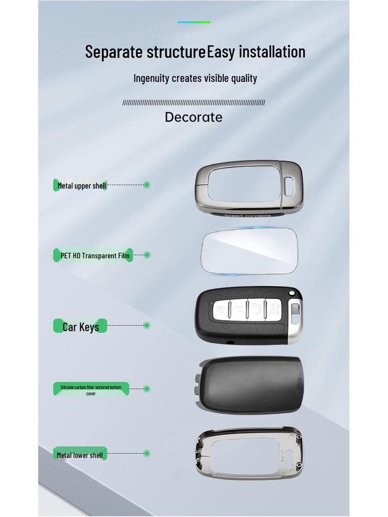 Hyundai Key Cover for Tucson, Sonata, Reina, Elantra, ix25, Festa, ix35