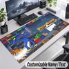 Poppy Playtime Personalisierte Große Mauspads Benutzerdefinierter Name Text Erweiterte Schreibtischunterlage Gaming-Mauspad