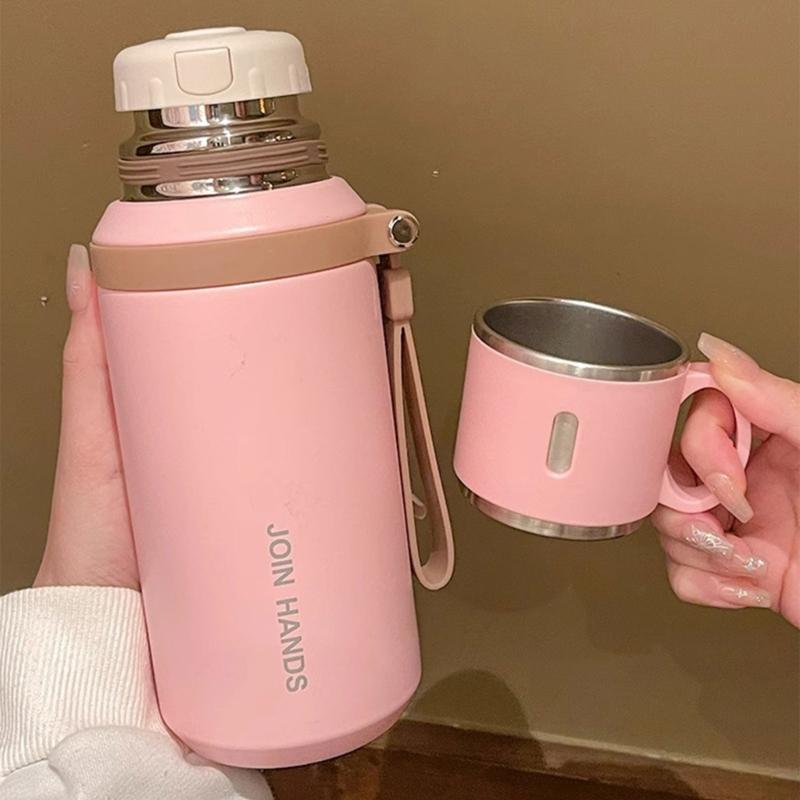 Large Capacity Nonrust Steel Vacuum Insulated Tumblers 12hour Temperature Retention Leak Proof Lid For Office School Travels