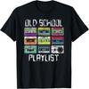 Cassette Tape Music Retro 80s Playlist T-Shirt
