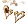 Simple Fashion Heart Shaped Stud Earrings For Women Jewelry
