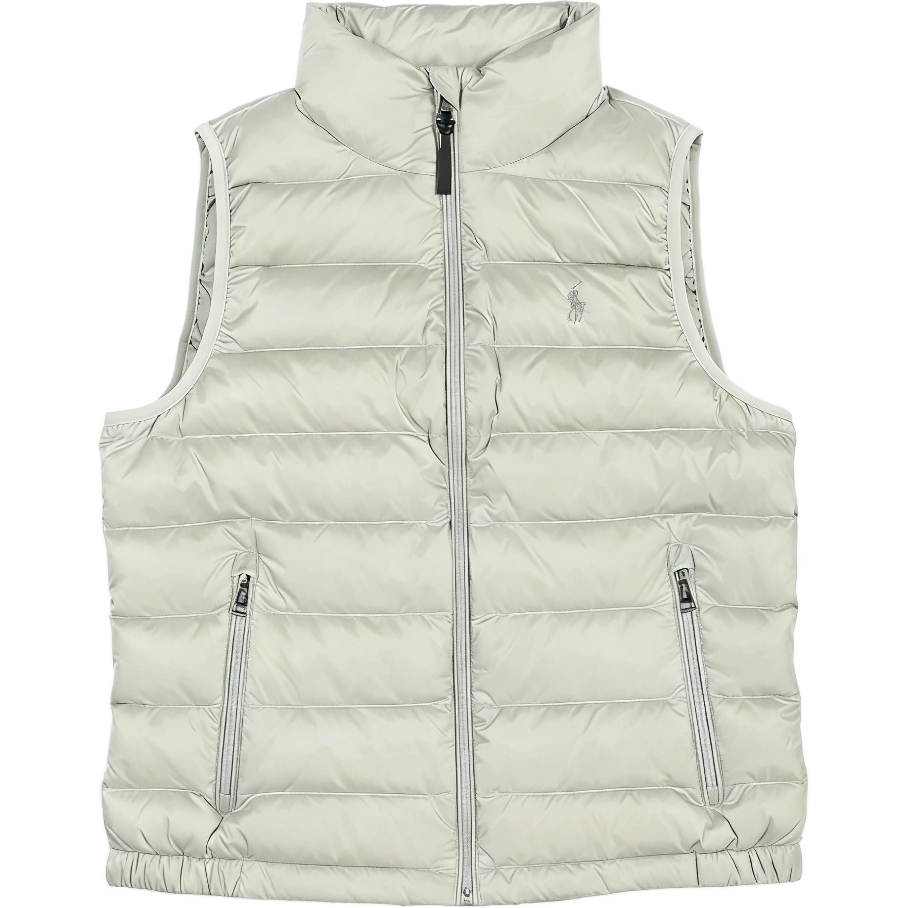

Polo Ralph Lauren Embroidered Pony Logo Stand Collar Sleeveless Down Vest Women vest 211721336-004 XS