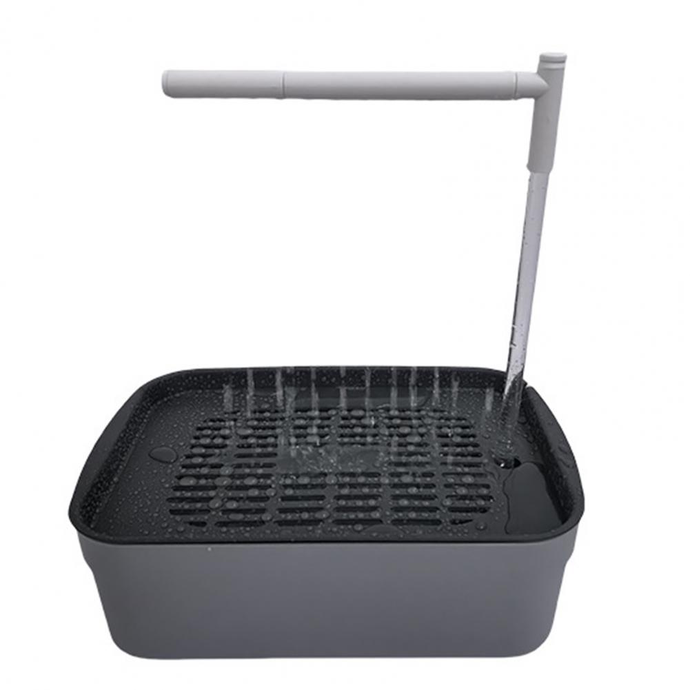 

Birds Cage Bathtub Bite-proof Birds Bath Usb Powered Parrot Bathtub Shower Fountain for Cockatiel Lovebird Conure Budgie Indoor