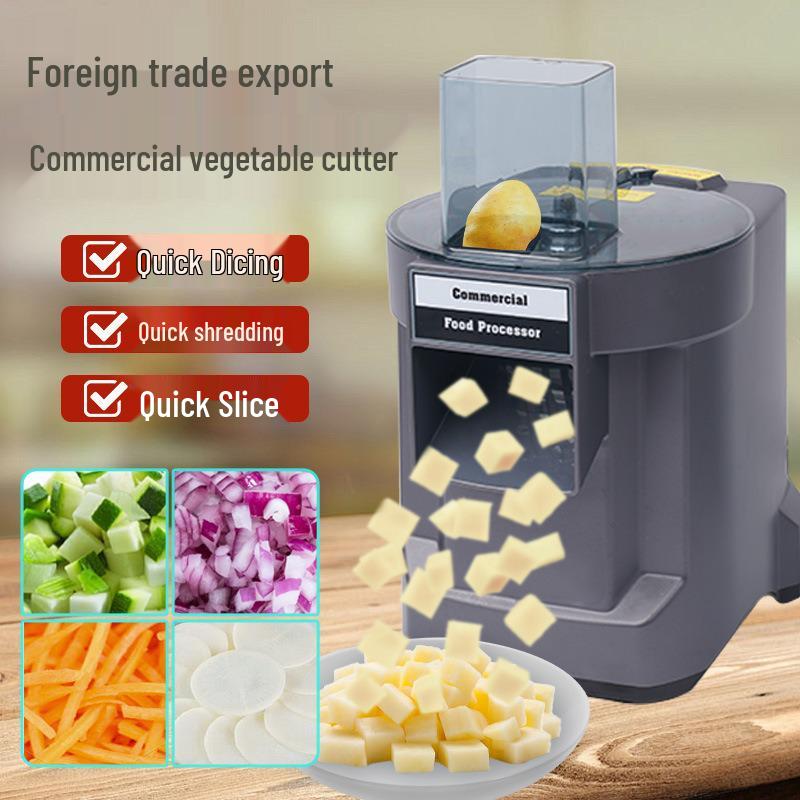 Multifunctional Electric Dicer for Vegetables and Fruits: Automatic Dicing and Shredding for Carrots and Potatoes