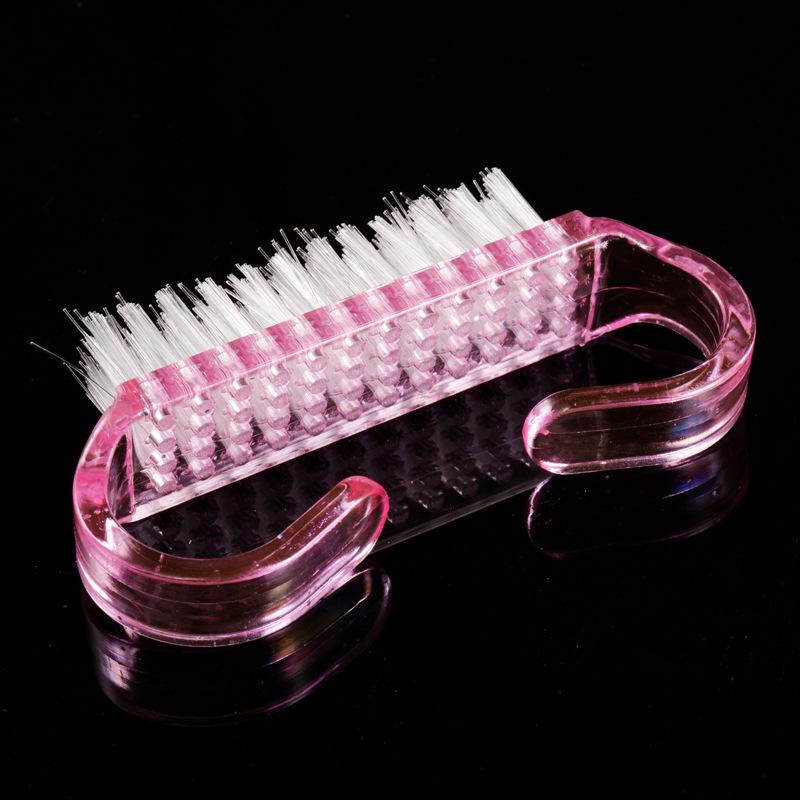 10 Adet Tırnak Fırçası Seti Sanat Manikür Pedikür Yumuşak Toz Kaldırmak Plastik Temizleme Dosyası Araçları