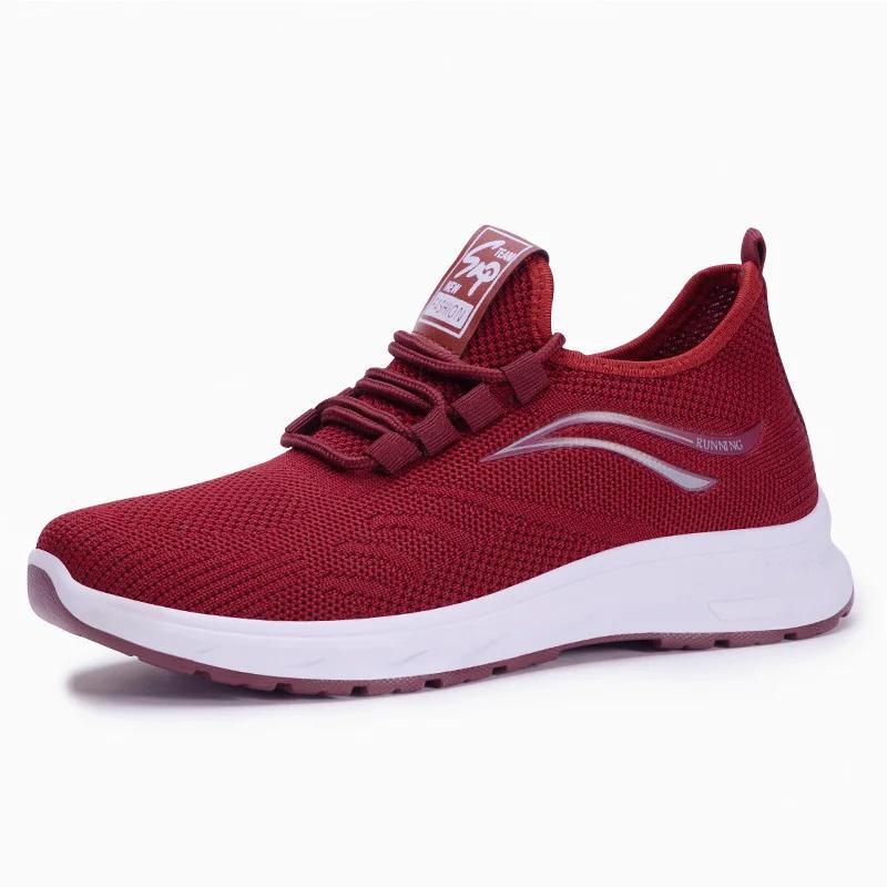 Scarpe da Donna 2025 Primavera Nuove in Maglia Leggere, Comode, Traspiranti, Resistenti, alla Moda Scarpe Sportive e per il Tempo Libero