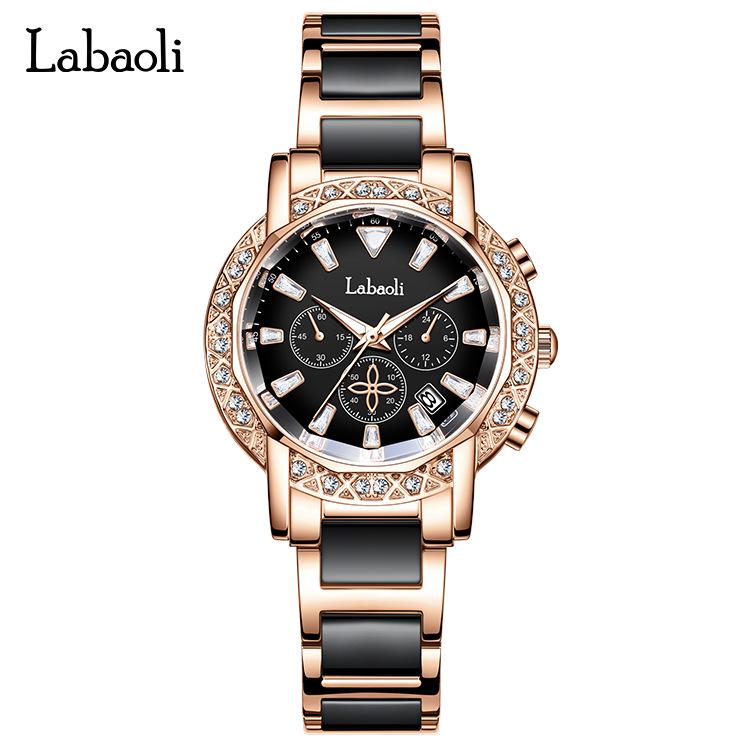 La Baoli Women s Quartz Waterproof Steel Wristwatch LA559