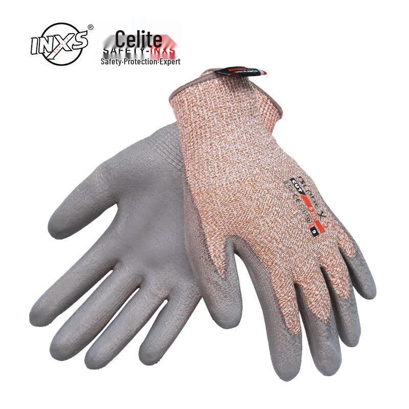 SAFETY-INXS B-2027 Level 5 Cut Resistant Work Gloves