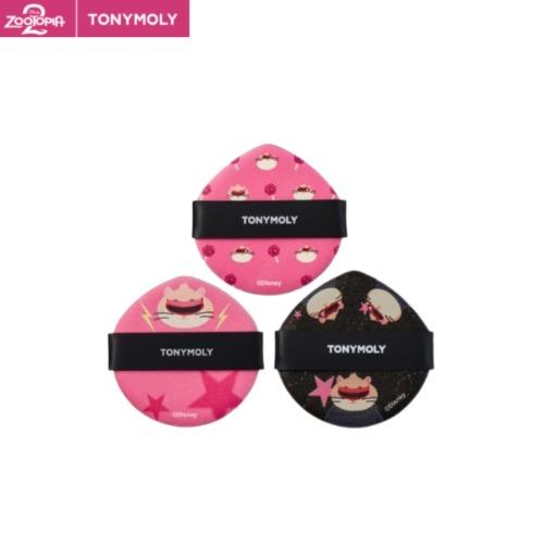 

TONYMOLY Skin Tone Fixing Cover Cushion Puff 3шт[Лимитированная серия Zootopia]